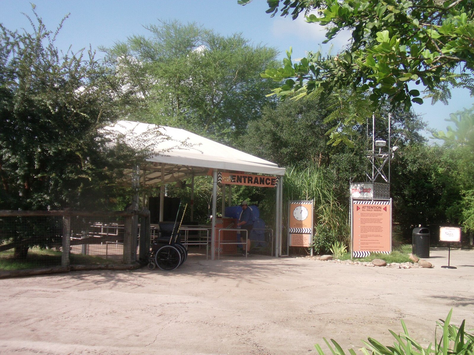 Entrance to Rhino Rally at Busch Gardens Tampa Bay