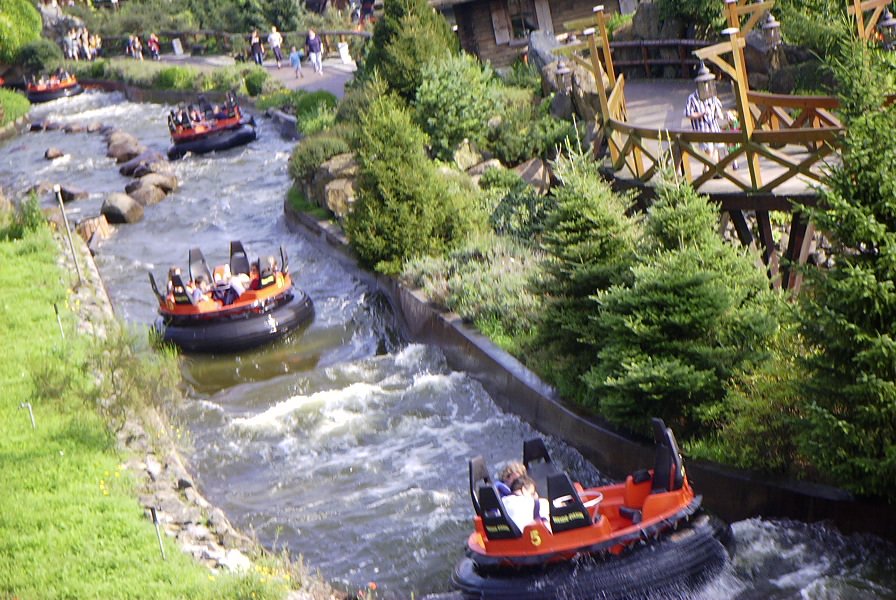 Mountain-Rafting at Heide-Park