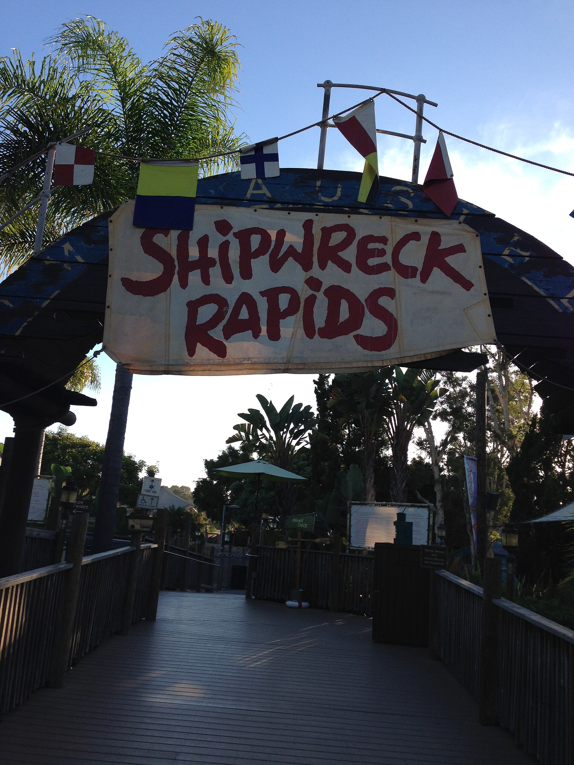 Shipwreck Rapids at SeaWorld San Diego