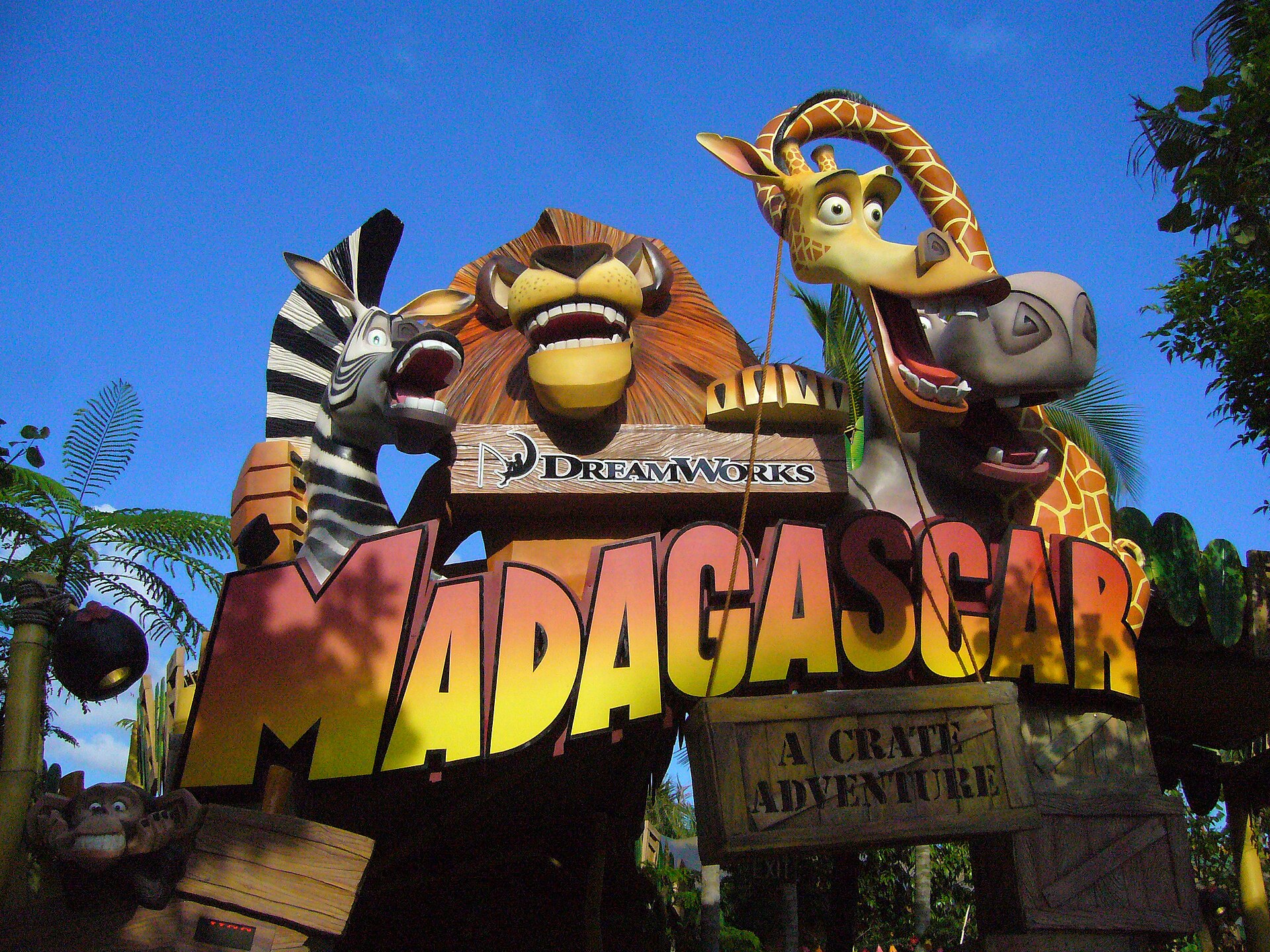Madagascar: A Crate Adventure at Universal Studios Singapore