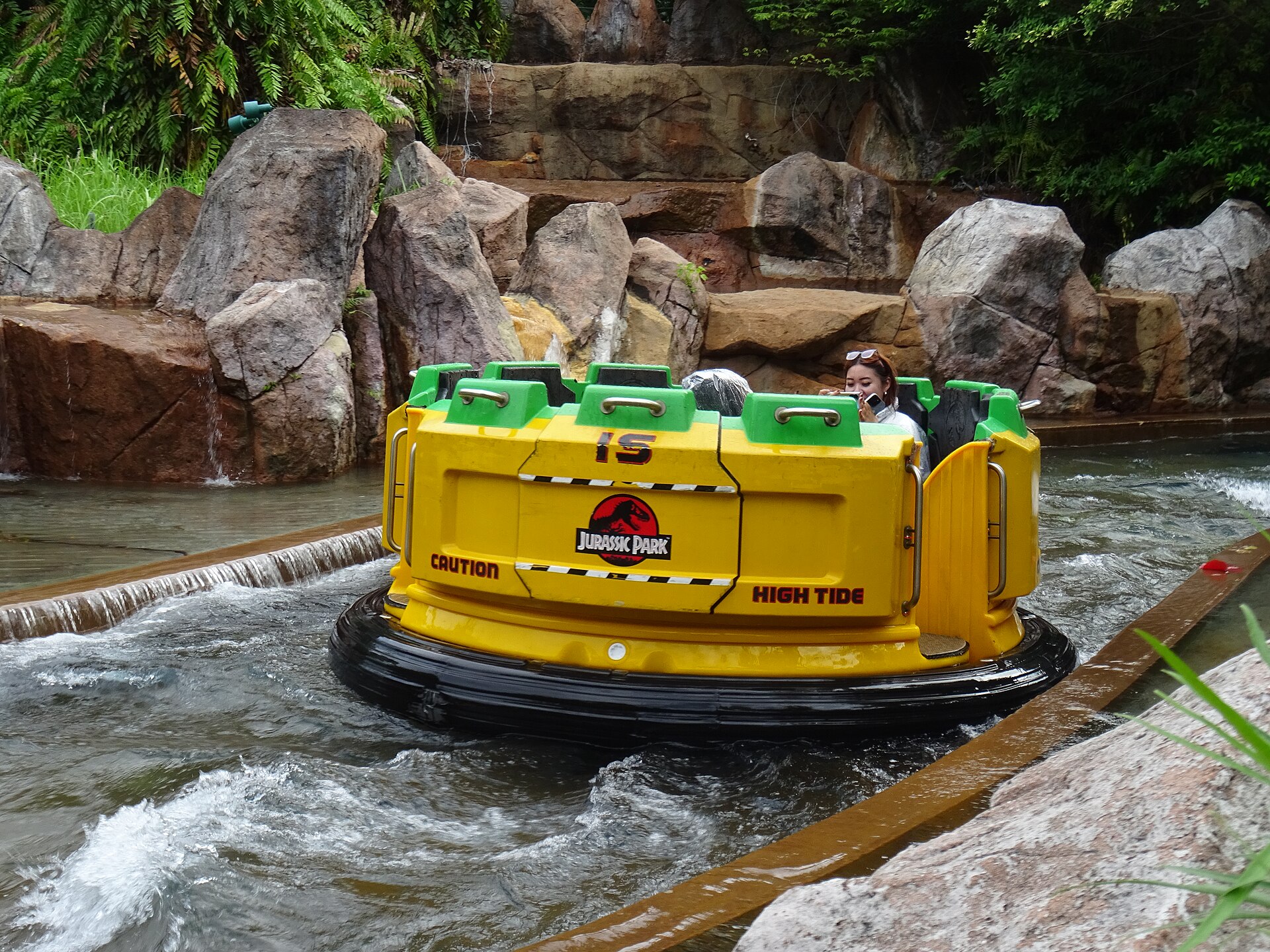 Jurassic Park Rapids Adventure at Universal Studios Singapore