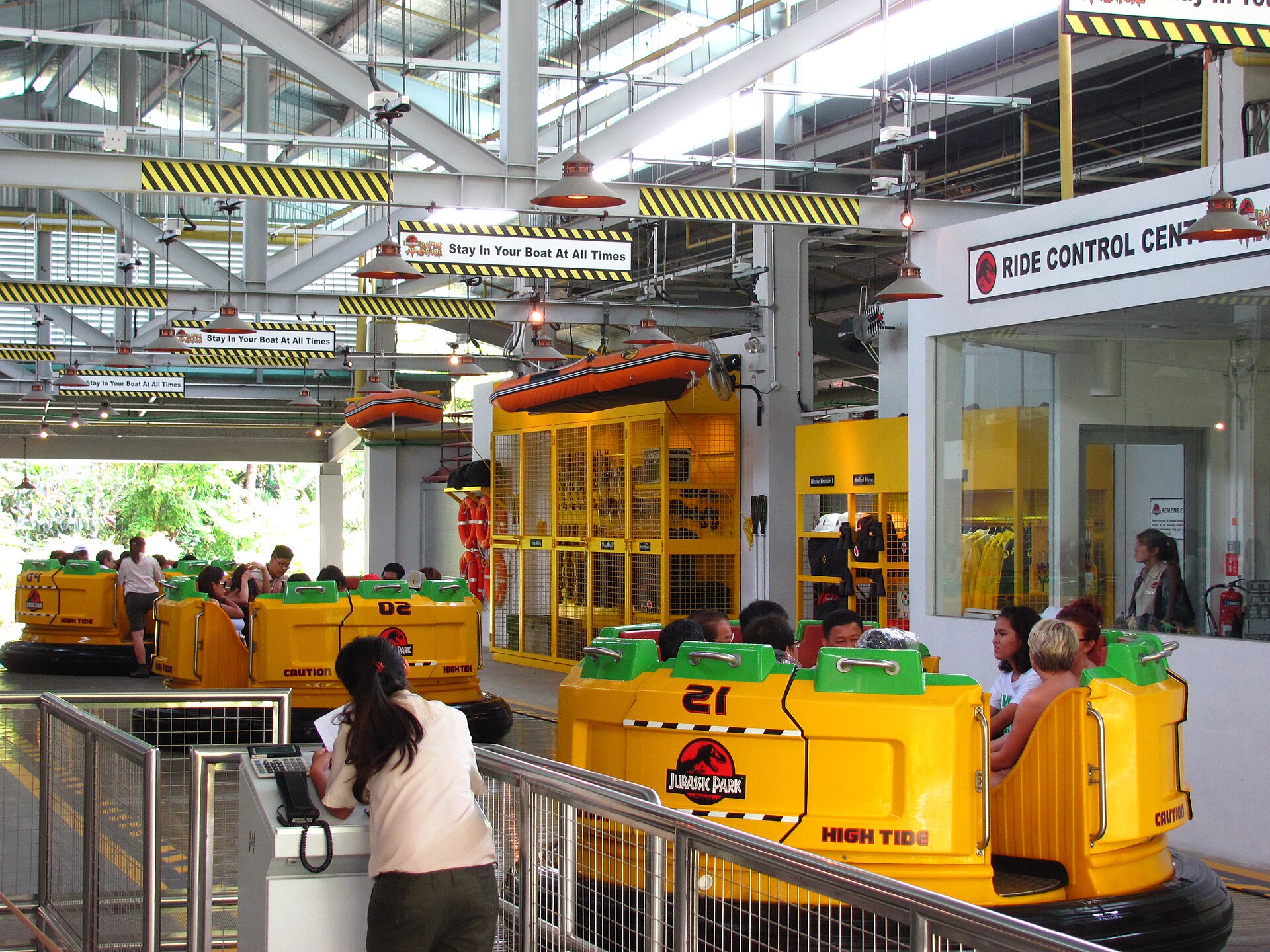 Jurassic Park Rapids Adventure at Universal Studios Singapore
