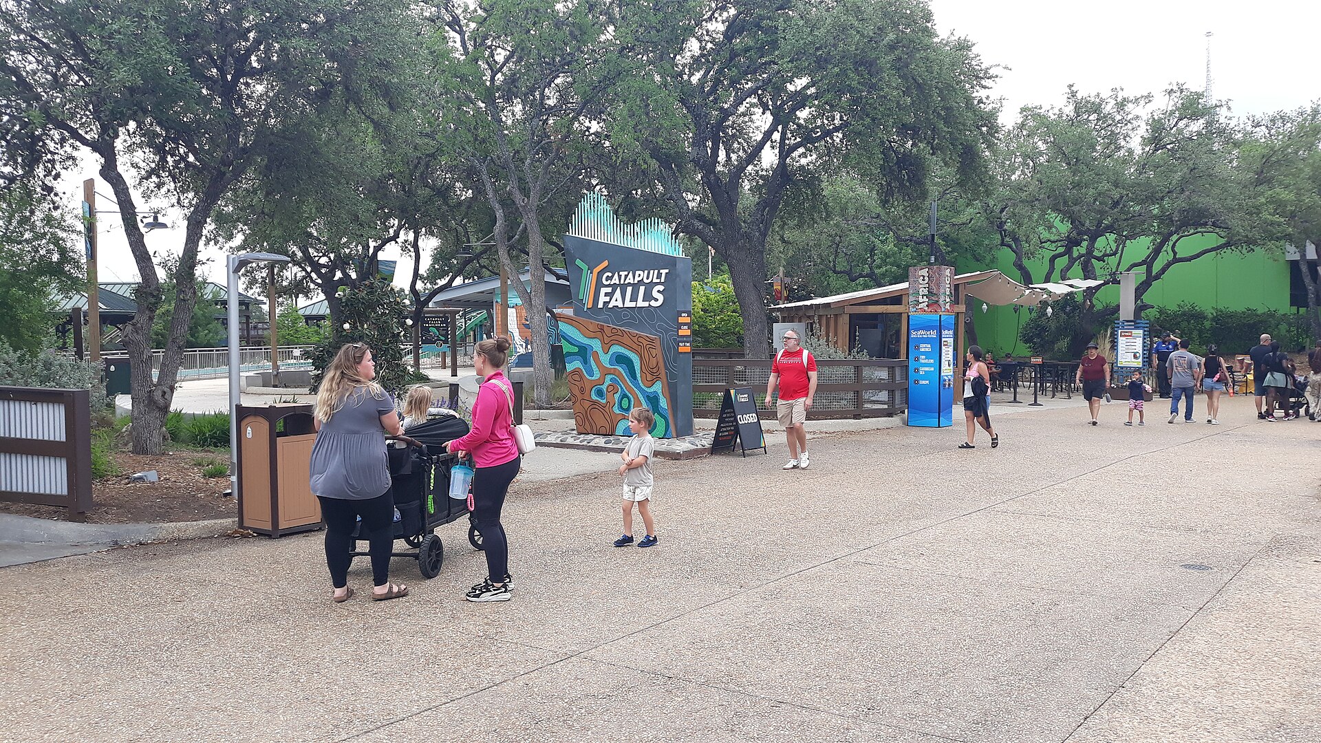 Catapult Falls at SeaWorld San Antonio